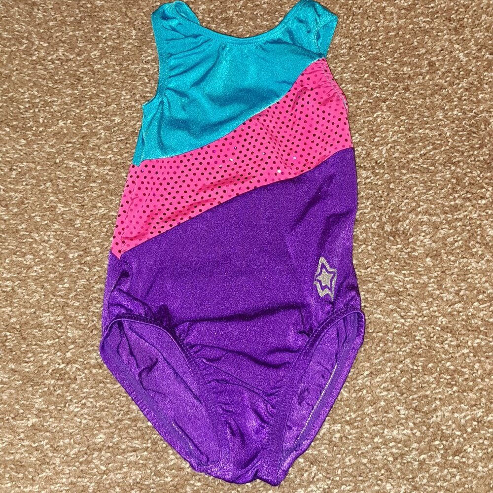 Girls Gymnastics Leotard - Size XS